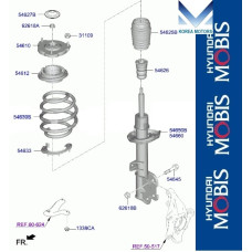 mobis peredniy ammortizator kia carnival ka4 2020-23